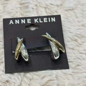 Anne Klein Silver Stud Earrings